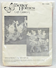 Better Homes Gardens 11020 Bucilla 1880 Santa Reindeer Felt Ornament Kit