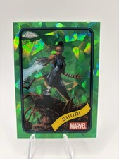 2025 Topps Chrome Sapphire Marvel Green /99 Shuri #96