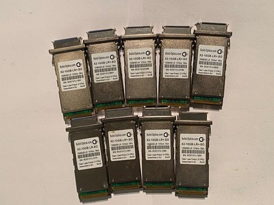 X2-10GB-LR+-SO SOLID OPTICS 10GBASE-LR 1310NM 10KM TRANSCEIVER