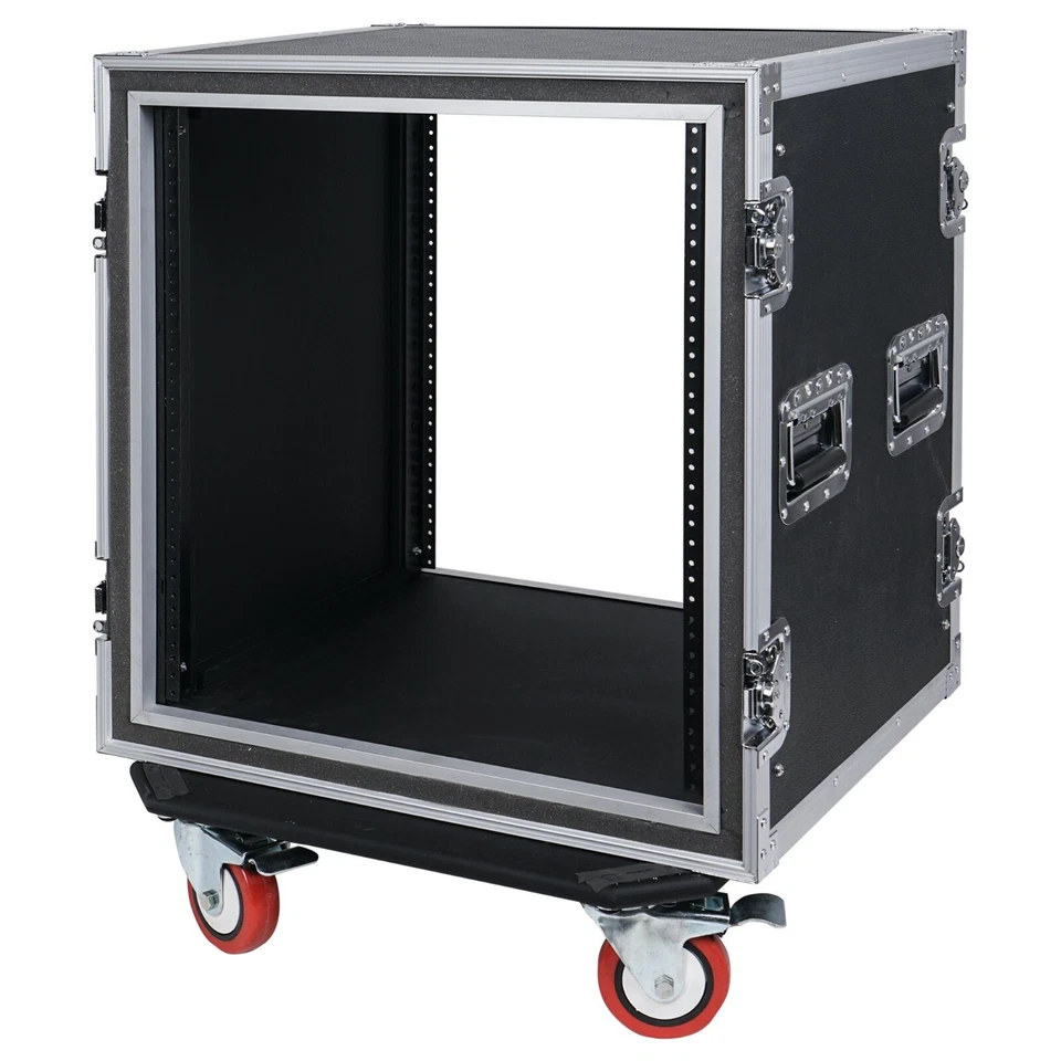 Estuche Sound Town Shock Mount 12U ATA 21” Profundidad en rack y ruedas (STRC-SP12UW) Foto 2 de 4