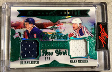 2021-22 Leaf Art Of Hockey Emerald Edition Brian Leetch & Mark Messier  3/3