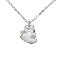 U-TREASURE Sanrio Kerokero Keroppi Necklace Silver Women's Accessories silver925