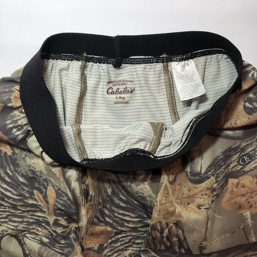 VINTAGE Cabela's Men’s Large Thermal Athletic Under Pants Hunting 3D Seclusion - Picture 9 of 9