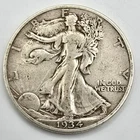 1934 S Walking Liberty Half Dollar XF/AU As Shown 90% Silver EF Free Ship!