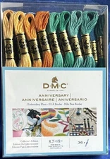 DMC Anniversary Embroidery Floss Collector's Edition 36 Skeins NEW From Dealer