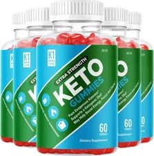 Rillvo (5 Pack) K1 Keto Life Gummies K1 Keto ACV Gummies (300 Gummies)