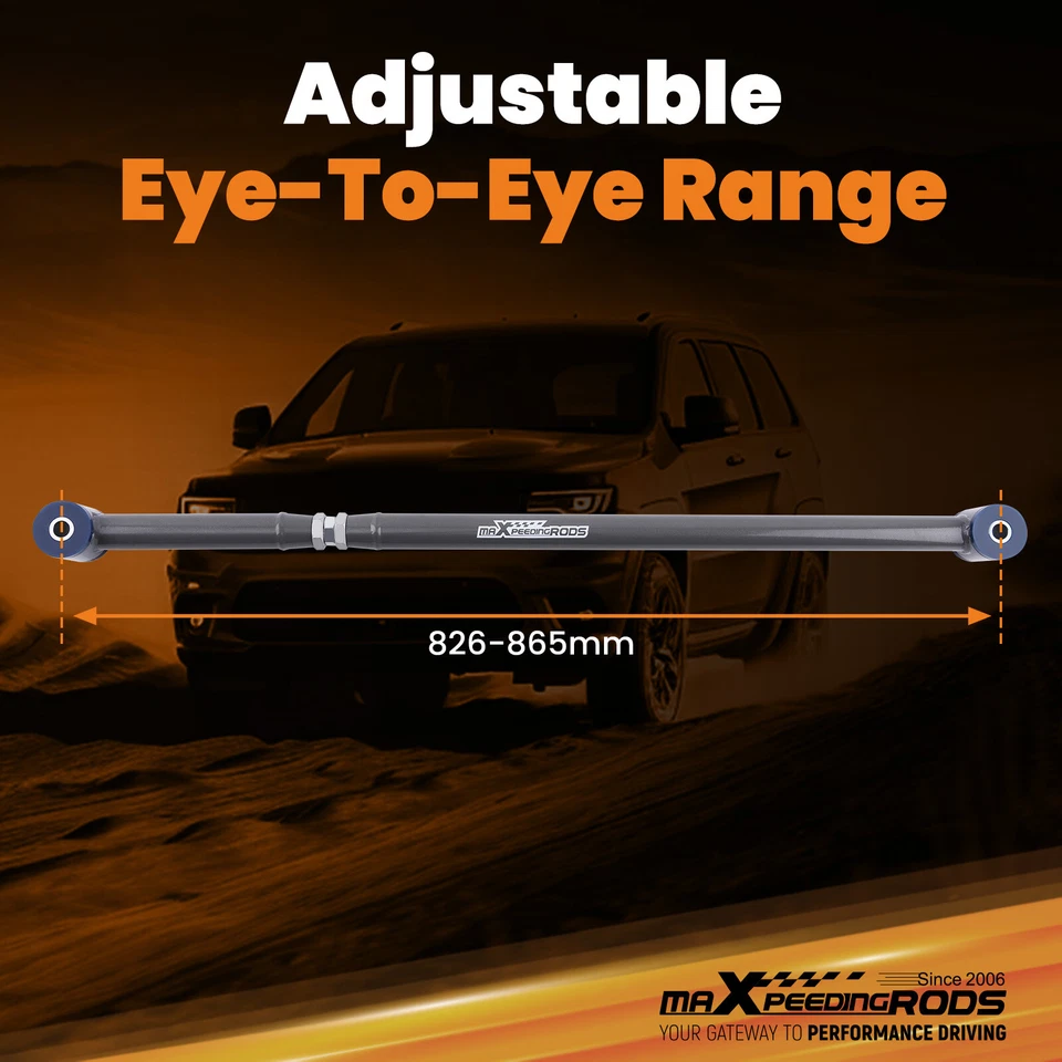 Barra de oruga trasera ajustable Panhard para GM 2000-2006 Chevy GMC Yukon Cadillac H2 Foto 4 de 4