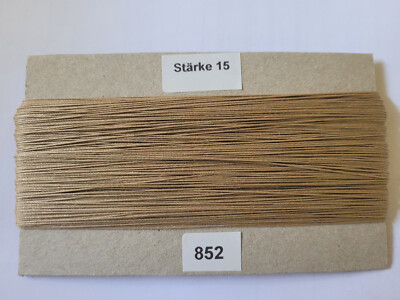 Nähgarn Amann Rasant Garnstärke 15 extra Reißfest aus Polyester/Baumwolle Beige