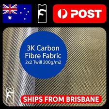Carbon Fiber Cloth Fabric, 3k, 2x2 Twill 200g / Sqm Width 100cm, Qty 4 meters
