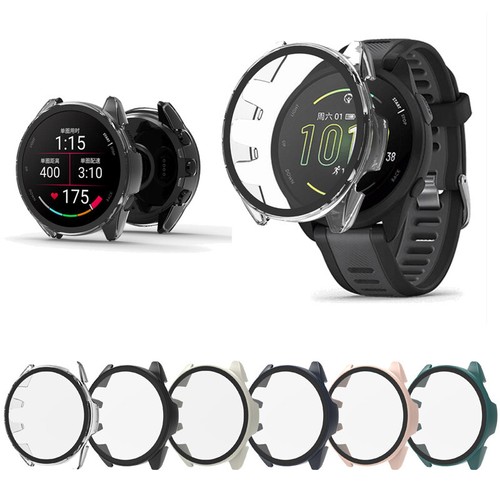 Für Garmin Forerunner 165 PC Vollständige Abdeckung Hartglas Hülle Displayschutzfolie - Bild 1 von 16