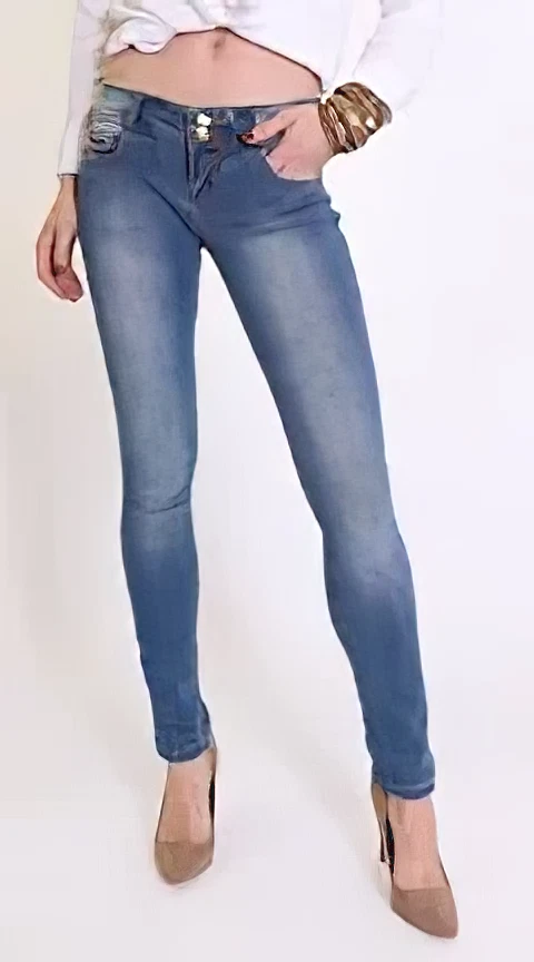 Otto Mode Bubblegum Low Rise Skinny Jeans