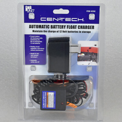 NEW Cen-Tech 12V Automatic Battery Float Charger Model 42292 Car