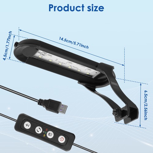 Planted Aquarium LED Light Dimmable Fish Tank Lamp with Remote Control Timer NEW - Picture 18 of 23