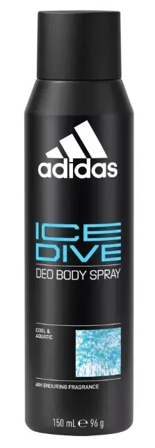 PACK OF 6* ADIDAS ICE DIVE for Men DEODORANT BODY SPRAY 5 oz 150 ml Cool Aquatic