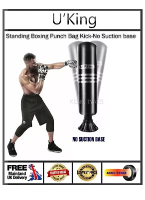 U'King Heavy Duty Free Standing Boxing Punch Bag Kick -No Suction