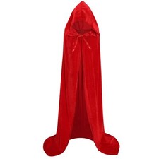 Halloween Hooded Cloak Long Hooded Cloak dult Christmas Halloween Cloak Costu...