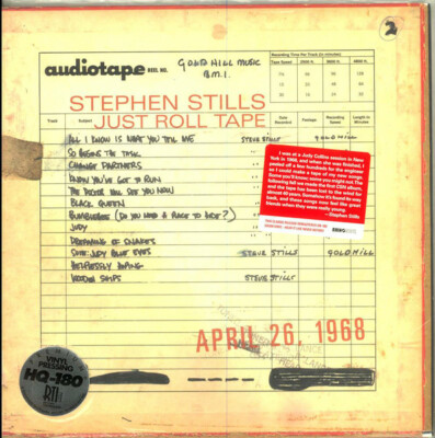 Stephen Stills Just Roll Tape April 26 1968 Rhino Records  R1 510892 180 G New