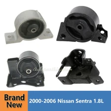 AA3586 Engine Motor Transmission Mount 4 For 00-06 Nissan Sentra 1.8L AT Trans