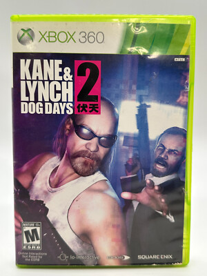 Kane & Lynch 2 Dog Days (Microsoft Xbox 360)-W/ Manual & Guide- TESTED & WORKS