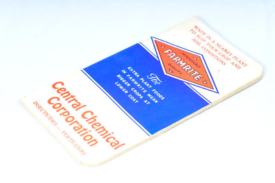 Farmrite Fertilizers 1942 Advertising Pocket Book Notebook Agricultural Farming