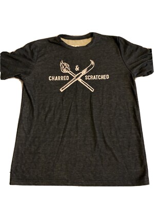 Dewars White Label Scratched Cask Reversable Shirt Advertising XL