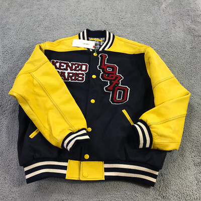 【US規格】希少 KENZO ロゴ刺繍スウェット サーマル イエロー 黄 2 KENZO - 【US規格】希少 KENZO ロゴ刺繍スウェット サーマル