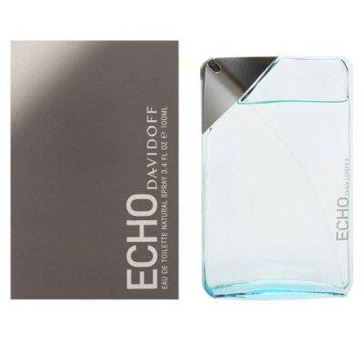Echo By Davidoff For Men EDT Spray 3.4 FL.OZ Sealed - Discontinued - RARE