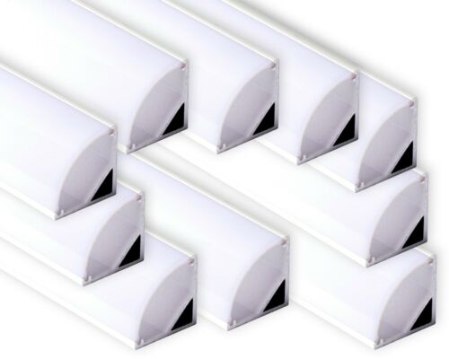 10x 2metri 1616 (20M) 20metri PROFILO DI ALLUMINIO 16x16mm PER STRISCE LED BARRA - Foto 18 di 22