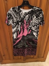 Diane Von Furstenberg DVF Womens XS Print Floral Sweater Shift Dress #1