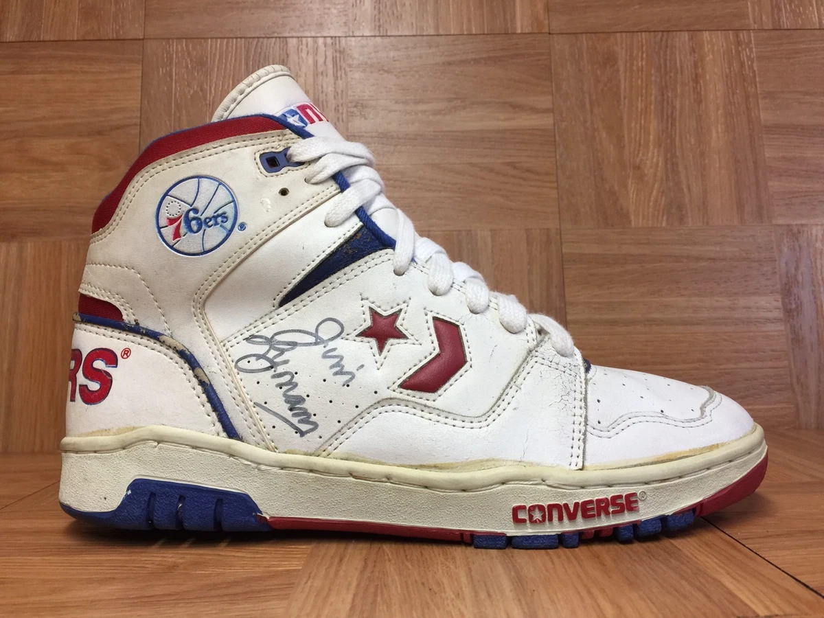 Chaussures de basket ball d dicac es vintage Converse Julius Irving Era 76ers an