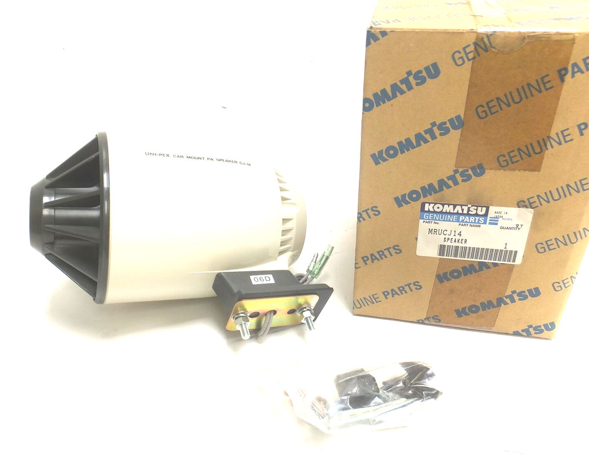 MRUCJ14 GENUINE OEM KOMATSU UNI-PEX CAR MOUNT PA HORN SPEAKER CJ