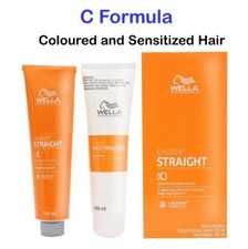 Wella C Sensitized Colored Creatine Straight Hair Straightening Cream 100ml.
