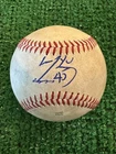 ARIZONA DIAMONDBACKS YU-MIN LIN AUTOGRAPHED GAME USED MILB BASEBALL