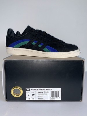 adidas Originals x Book Works Jazz Black Campus 80s Samba Gazelle Spezial size 9