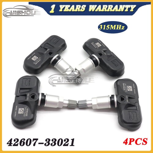 4PCS PMV107J 4260733011 Tire Pressure Sensor TPMS For Toyota Scion