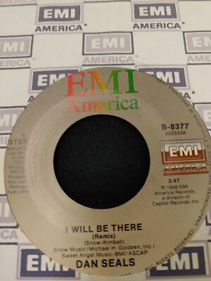 Dan Seals I Will Be There/Gonna Be Easy Now 7'' Vinyl 45RPM