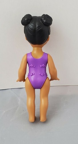 Toddler Barbie Doll Kelly Chelsea Baby Sister African American Painted Leotard - Picture 2 of 3