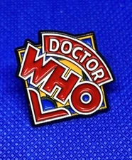 Doctor Who BBC TV Series Logo Hat Lapel Enamel Backpack Pin NEW 1"
