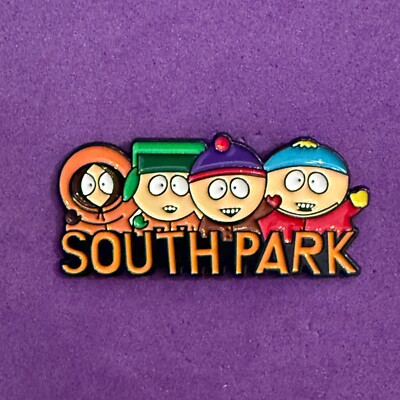 Pin, Badge, Anstecker, South Park, Eric, Kenny, Kyle & Stan