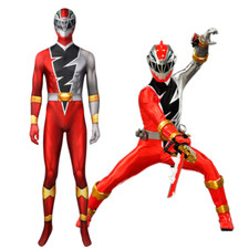 Kishiryu Sentai Ryusoulger Red Soldier Cosplay Costume Superhero Outfit