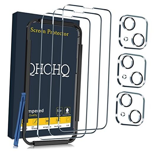 3 Pack Screen Protector for iPhone 13 6.1 Inch / iPhone 14 6.1 Inch Clear