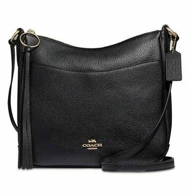 coach chaise crossbody black