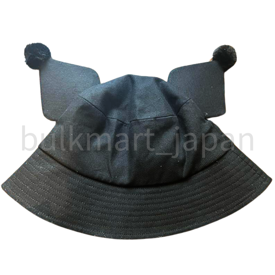 Sanrio Hallo Kitty Kuromi live earflap Hat Black Universal Studios