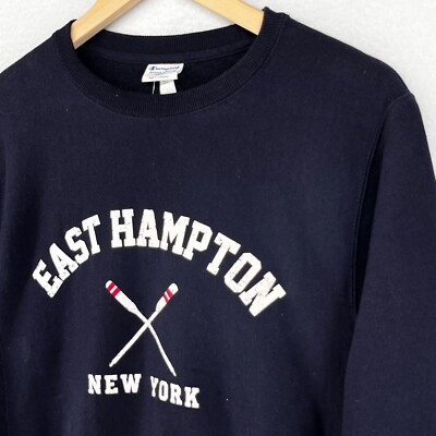 EAST HAMPTON Sweatshirt Adult S CHAMPION Reverse Weave NEW EAST HAMPTON Sweatshirt Adult S CHAMPION Reverse Weave NEW