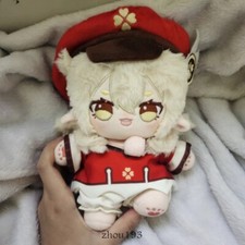 20cm Genshin Impact Klee Anime Cute Plush Doll  Clothes Costume Outfit Toys