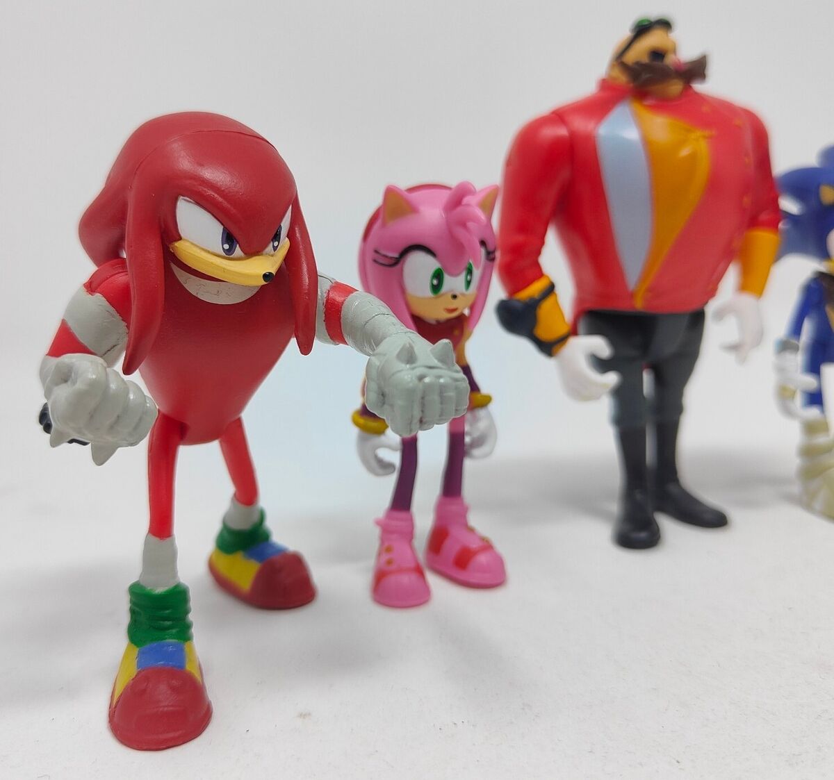 Sonic Boom 3 Action Figure Bundle - Sonic Tails Amy Knuckles Dr Eggman