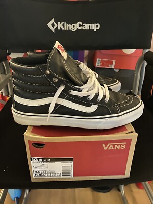 vans sk8 hi slim leather