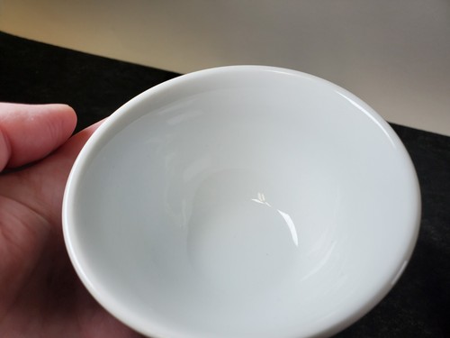 CRATE & BARREL Set Of 4 Small Snack or Rice Bowls Porcelain 3 3/4” Multicolor - Picture 10 of 16