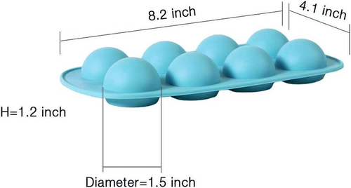 Webake Silicone Chocolate Candy Molds, round Sphere Baking Molds for Cordial Tru - Picture 2 of 12