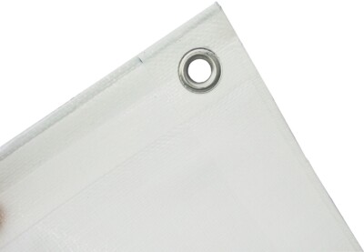 PE- Abdeckplane Gewebeplane 180g/m&sup2; In Wei&szlig;, 2x3 M | Gewebeplanen